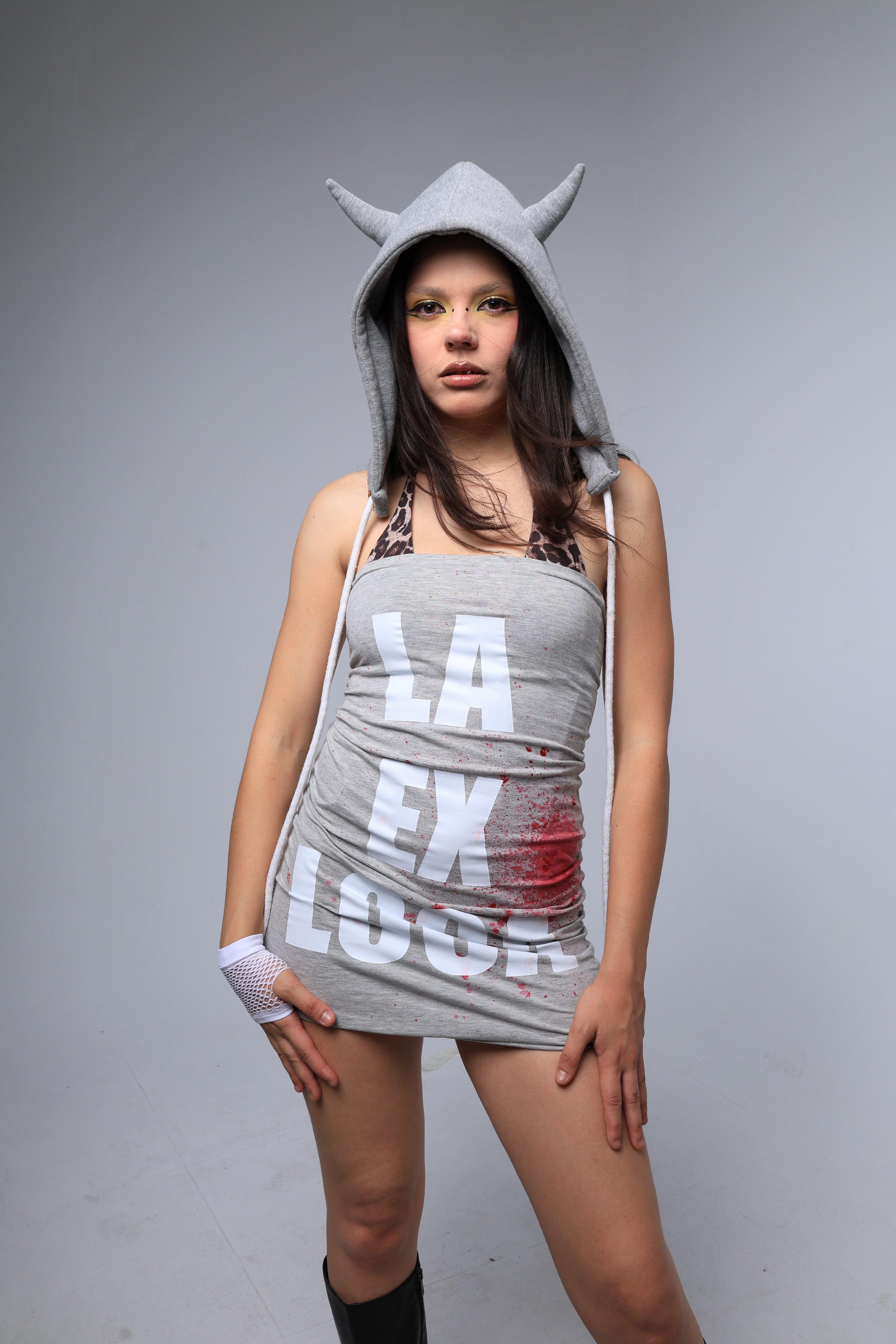 VESTIDO LA EX LOCA - GRIS