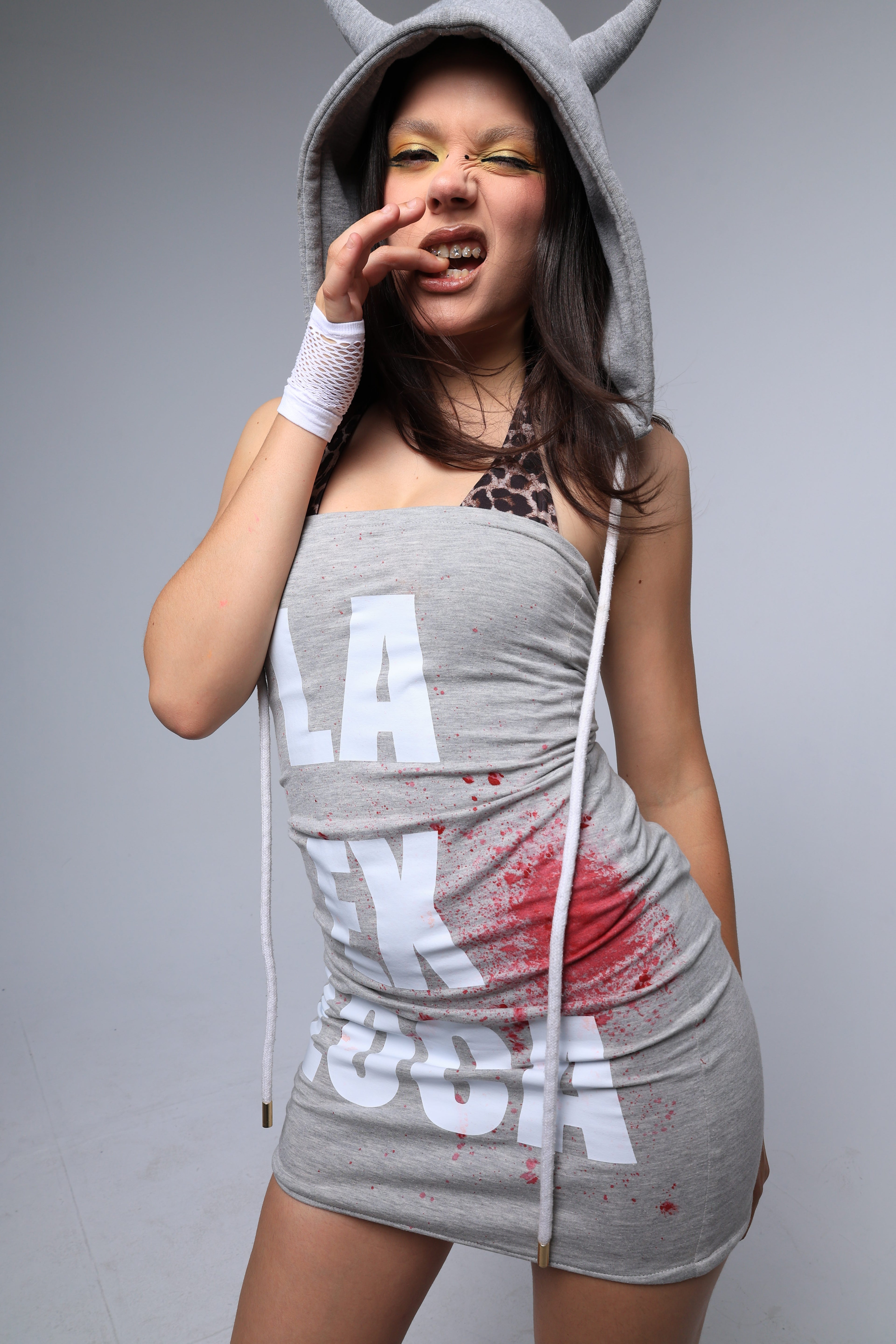 VESTIDO LA EX LOCA - GRIS